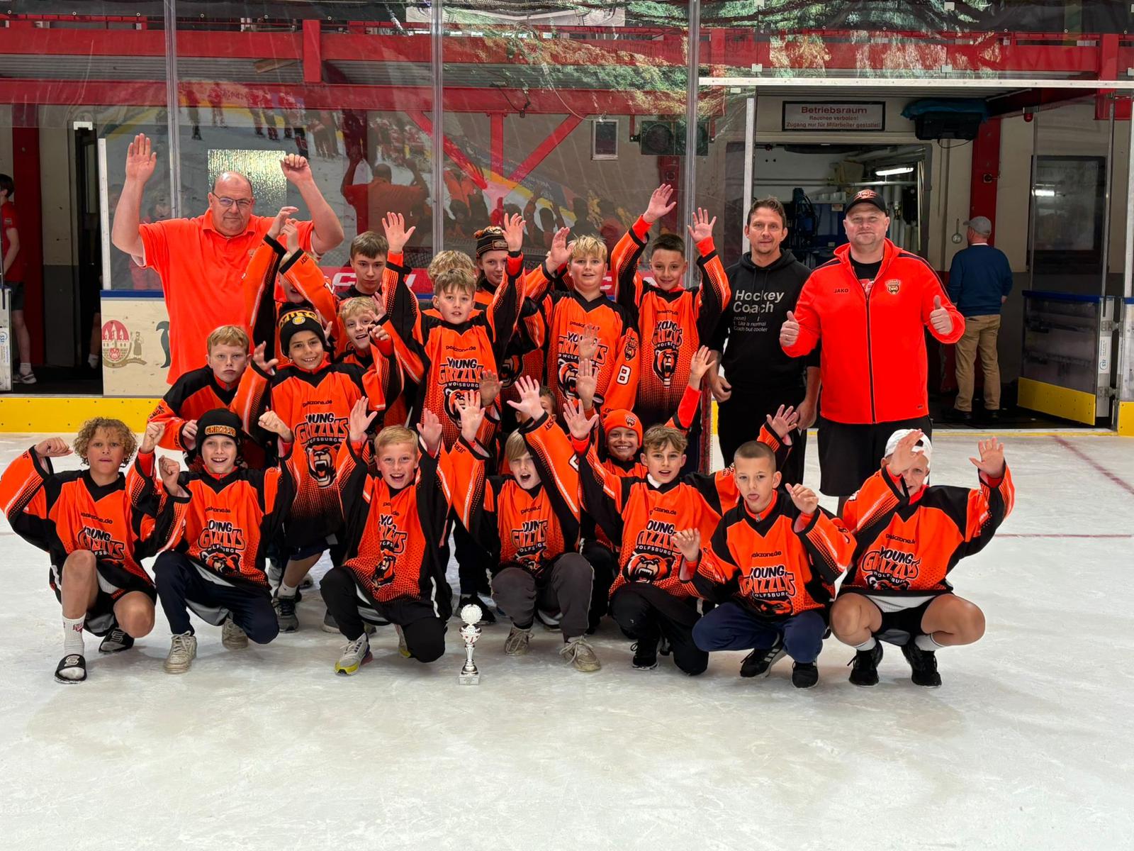 4. Platz beim Tages­tur­nier in Crimmit­schau für die U13 der Young Grizzlys