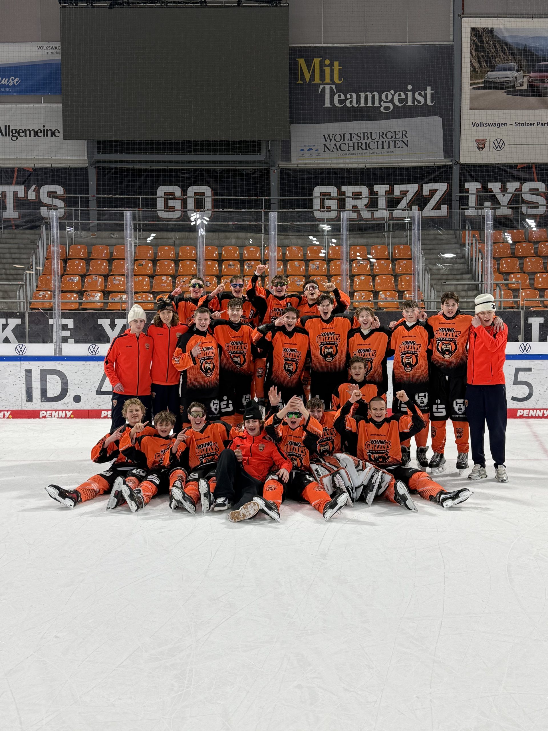 Erfolg für die Young Grizzlys: U17 steigt in die Division I Nord auf